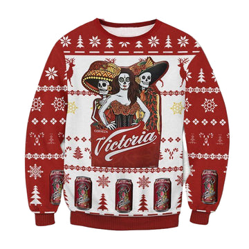 Cerveza Victoria Mexican Lager Ugly Christmas Sweater 2022 ? Usalast