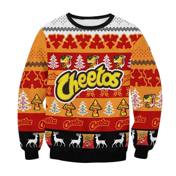 Cheetos Snacks Brand Ugly Christmas Sweater 2022 ? Usalast