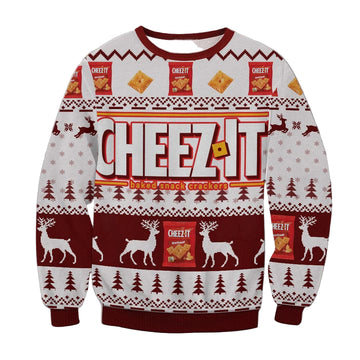 Cheezit Baked Snack Crackers Ugly Christmas Sweater 2022 ? Usalast