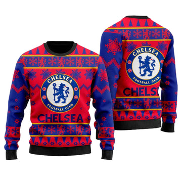 Chelsea Football Club Red Faux Wool Sweater ? Usalast