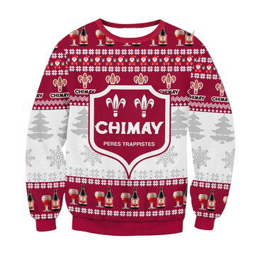 Chimay Peres Trappistes Beer Ugly Christmas Sweater 2022 ? Usalast
