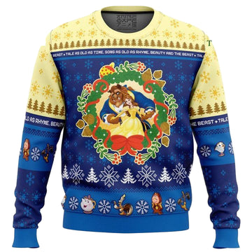Christmas Beauty And The Beast Disney Ugly Christmas Sweater ? Usalast
