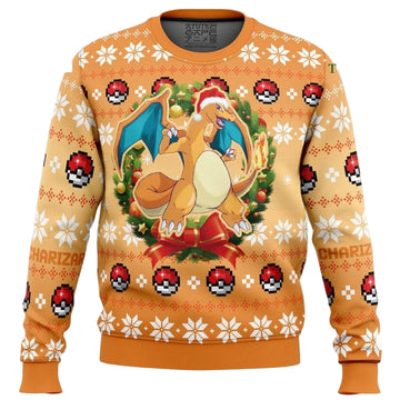 Christmas Charizard Pokemon Ugly Christmas Sweater ? Usalast