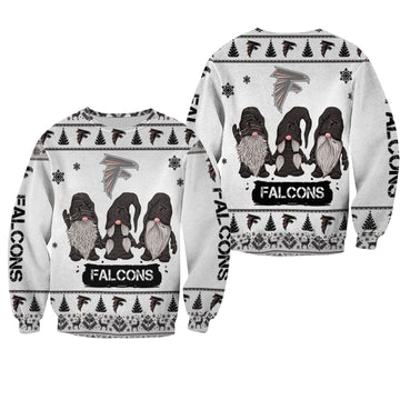 Christmas Gnomes Atlanta Falcons Ugly Sweater Christmas 3D Sweater ? Usalast