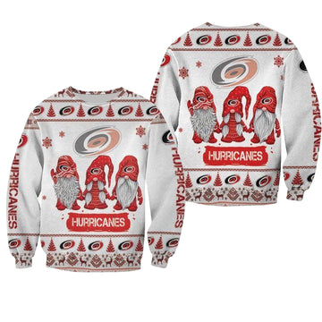 Christmas Gnomes Carolina Hurricanes Ugly Sweater Christmas 3D Sweater ? Usalast