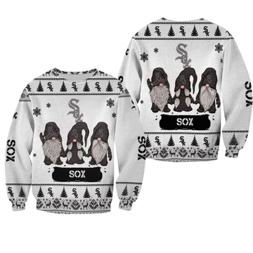 Christmas Gnomes Chicago White Sox Ugly Sweater Christmas 3D Sweater ? Usalast