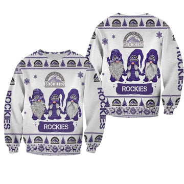 Christmas Gnomes Colorado Rockies Ugly Sweater Christmas 3D Sweater ? Usalast