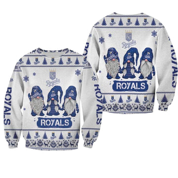 Christmas Gnomes Kansas City Royals Ugly Sweater Christmas 3D Sweater ? Usalast