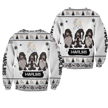 Christmas Gnomes Marlins Ugly Sweater Christmas 3D Sweater ? Usalast