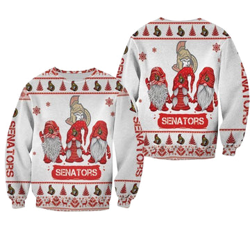 Christmas Gnomes Ottawa Senators Ugly Sweater Christmas 3D Sweater ? Usalast