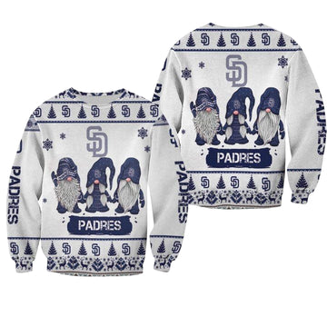 Christmas Gnomes San Diego Padres Ugly Sweater Christmas 3D Sweater ? Usalast