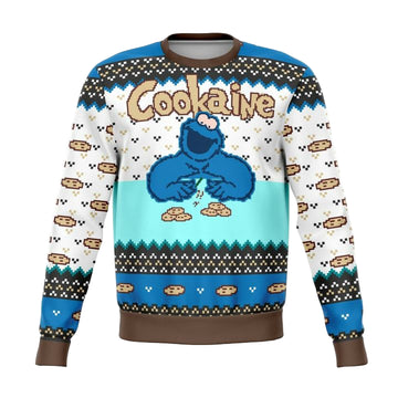 Cookaine Monster Meme 2022 Design 3d Ugly Christmas Sweater ? Usalast