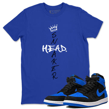 Cross Sneakerhead Sneaker Tee - Air Jordan 1 Royal Reimagined