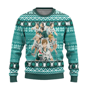 Date Tech High Ugly Christmas Sweater Haikyuu Anime Xmas Gift ? Usalast