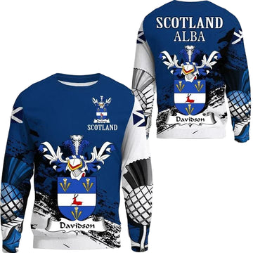 Davidson Scottish Family Crest Scotland Special Sweater A7 ? Usalast