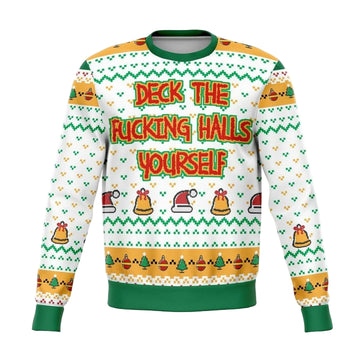 Deck The Halls Yourself Dank Meme 2022 Design 3d Ugly Christmas Sweater ? Usalast