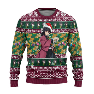 Demon Slayer Giyuu Tomioka Anime Ugly Christmas Sweater Xmas Gift ? Usalast