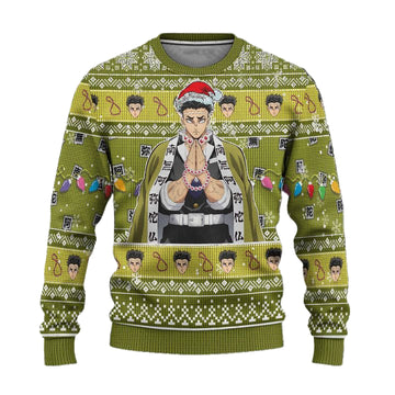 Demon Slayer Gyomei Himejima Anime Ugly Christmas Sweater Xmas Gift ? Usalast