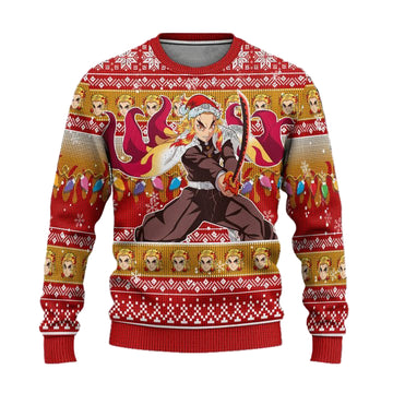 Demon Slayer Kyojuro Rengoku Anime Ugly Christmas Sweater Xmas Gift ? Usalast