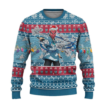 Demon Slayer Sakonji Urokodaki Anime Ugly Christmas Sweater Xmas Gift ? Usalast