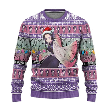 Demon Slayer Shinobu Kochou Anime Ugly Christmas Sweater Xmas Gift ? Usalast