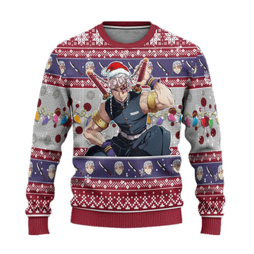 Demon Slayer Tengen Uzui Anime Ugly Christmas Sweater Xmas Gift ? Usalast
