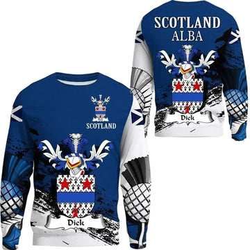 Dick Scottish Family Crest Scotland Special Sweater A7 ? Usalast