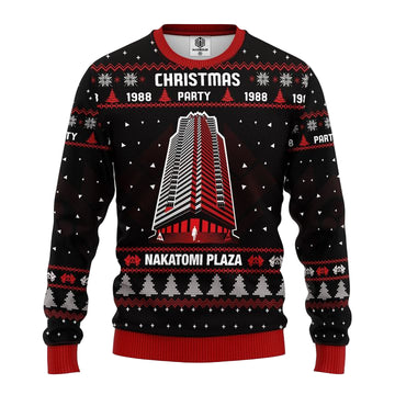Die Hard Nakatomi Plaza Ugly Christmas Sweater Amazing Gift Idea Thanksgiving Gift ? Usalast