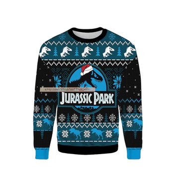 Dinosaur Jurassic Park Ugly 3D Christmas Sweater ? Usalast