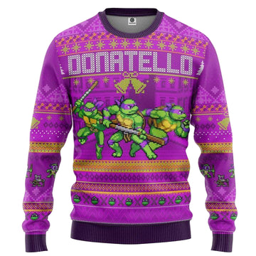Donatello Teenage Mutant Ninja Turtles Christmas Sweater ? Usalast