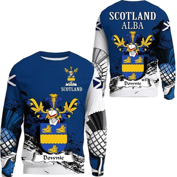 Downie Or Downey Scottish Family Crest Scotland Special Sweater A7 ? Usalast