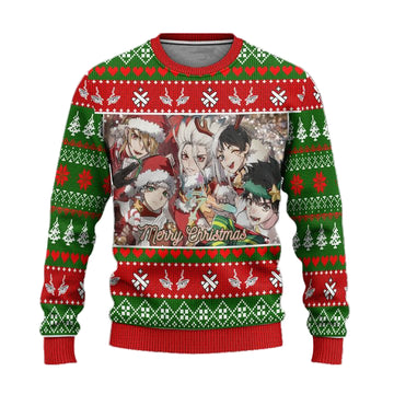 Dr Stone Anime Ugly Christmas Sweater Custom Green Xmas Gift ? Usalast