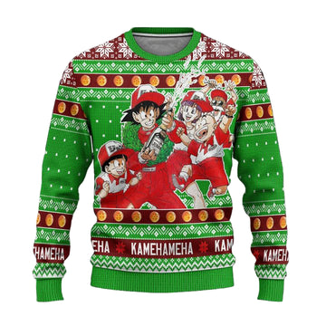 Dragon Ball Anime Ugly Christmas Sweater Characters Xmas Gift ? Usalast