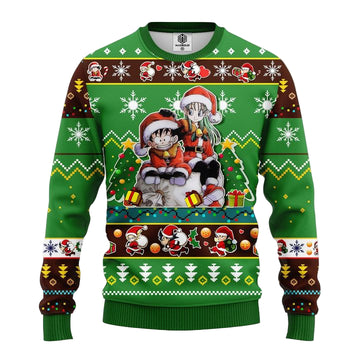 Dragon Ball Anime Ugly Christmas Sweater Green 1 Amazing Gift Idea Thanksgiving Gift ? Usalast