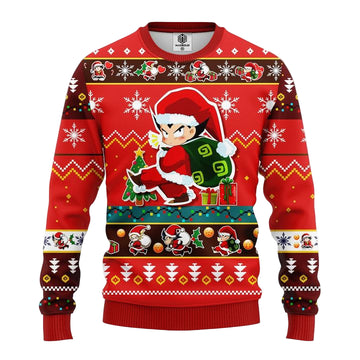 Dragon Ball Red Anime Ugly Christmas Sweater Red 1 Amazing Gift Idea Thanksgiving Gift ? Usalast