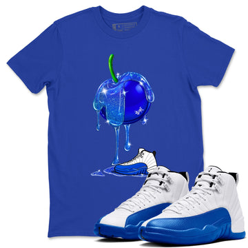 Dripping Blueberry Sneaker Tees - Air Jordan 12 Blueberry