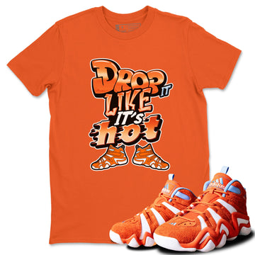 Drop It Like It's Hot Sneaker Tee - Crazy 8 Team Orange