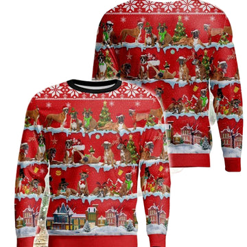 Dvt20102801 Boxer-Merry Christmas Sweater Sweater ? Usalast