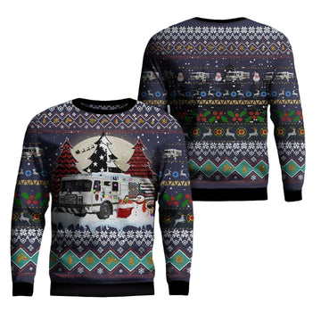 Eagan MN FD Christmas AOP Sweater ? Usalast