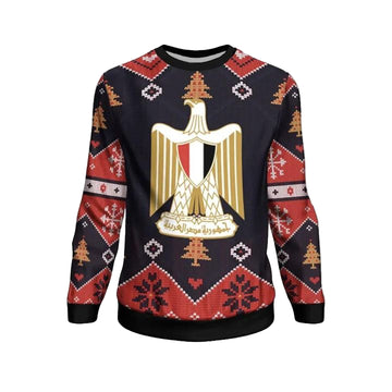 Egypt Christmas Sweater ? Santa Claus Ho Ho Ho ? Bn1810 ? Usalast