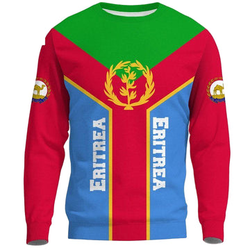 Eritrea Sweater Eritrea Rising Coat Of Arms A10 ? Usalast