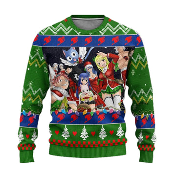 Fairy Tail Anime Ugly Christmas Sweater Custom Characters Xmas Gift ? Usalast
