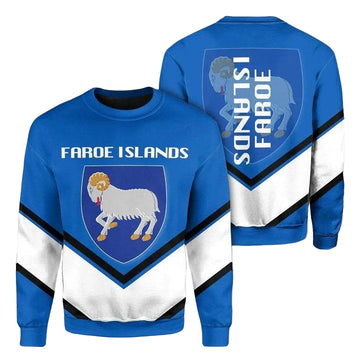 Faroe Islands Coat Of Arms Sweater Lucian Style J5W ? Usalast