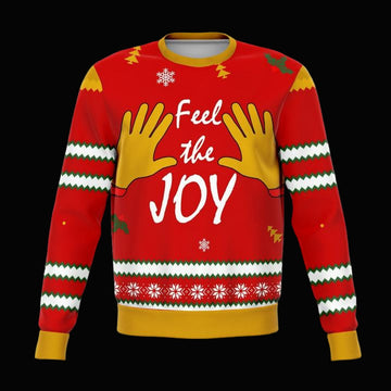 Feel The Joy Funny Meme 2022 Design 3d Ugly Christmas Sweater ? Usalast
