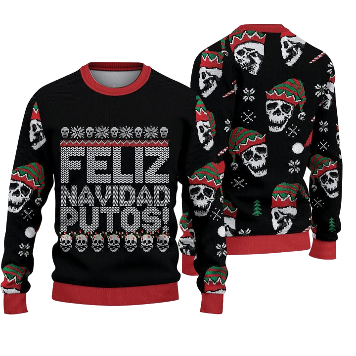 Feliz Navidad Putos Ugly Sweater Chrismas ? Usalast