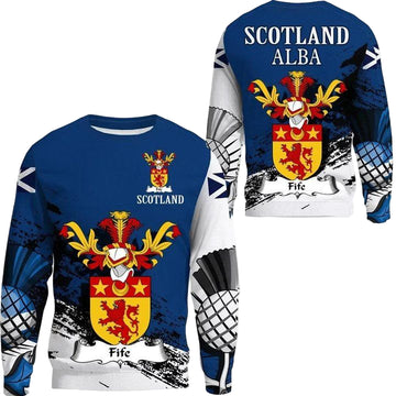 Fife Scottish Family Crest Scotland Special Sweater A7 ? Usalast