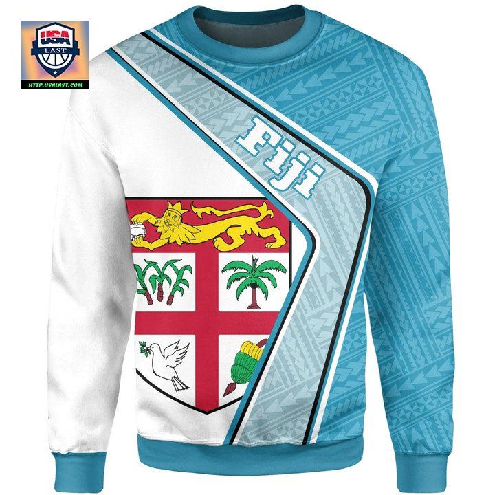 Fiji Sweater ? Polynesian Coconut Tree A224 ? Usalast