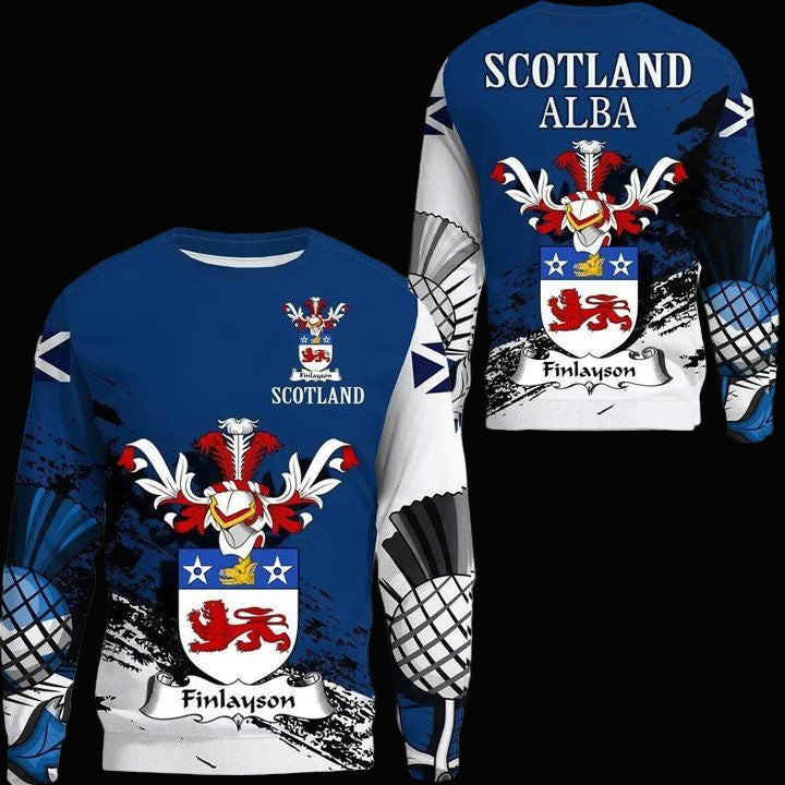 Finlayson Scottish Family Crest Scotland Special Sweater A7 ? Usalast
