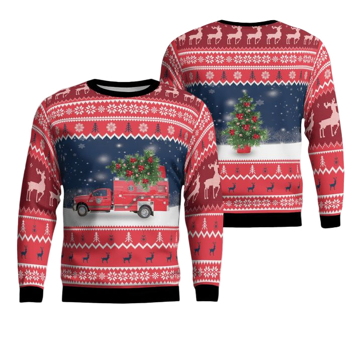 Florida Bay County EMS Christmas Sweater 3D ? Usalast