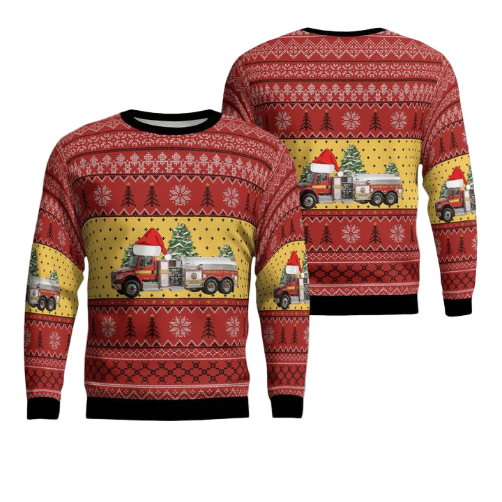 Florida Jacksonville Fire and Rescue Department Sweater 3D ? K431 ? Usalast